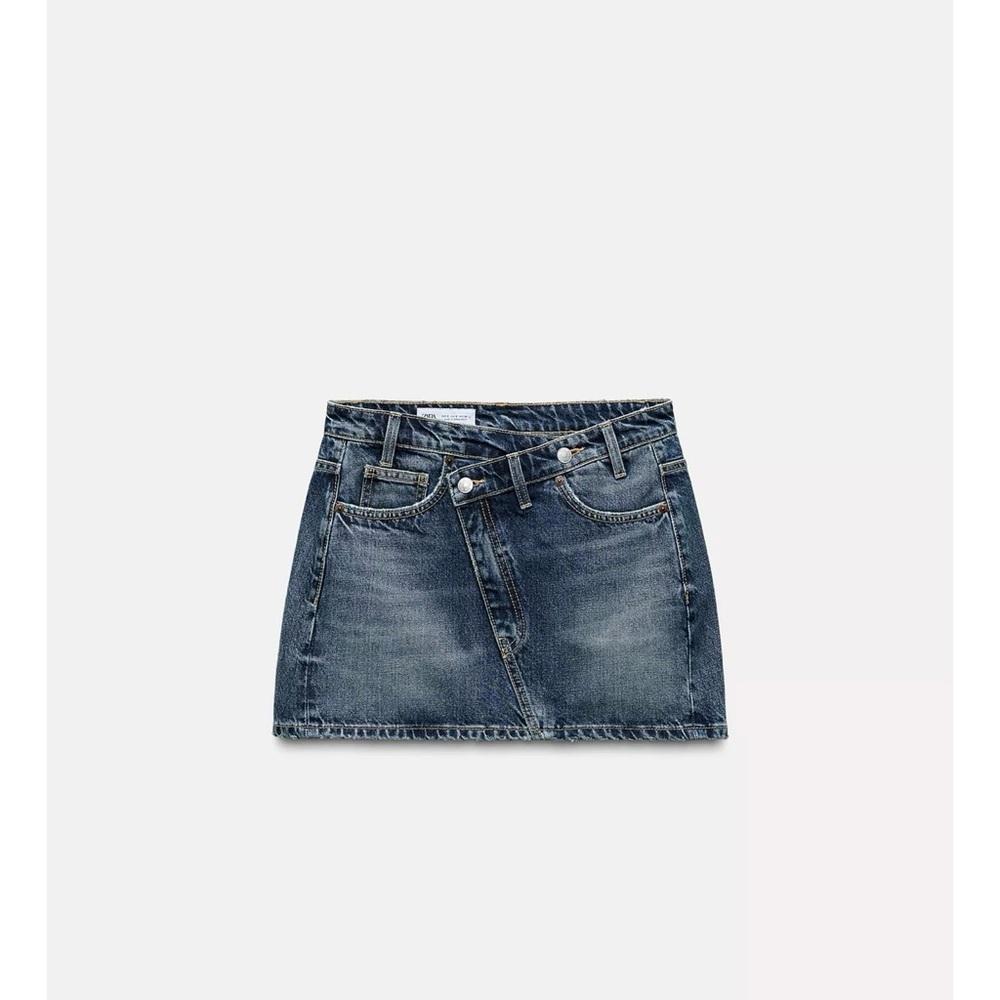 TRF DENIM MINI SKIRT